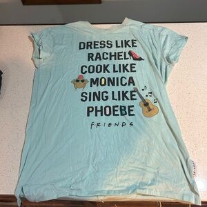 FRIENDS Tshirt- Light Blue small adult